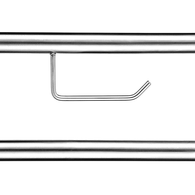 U-образный поручень для туалета с держателем для бумаги(02-413B)
